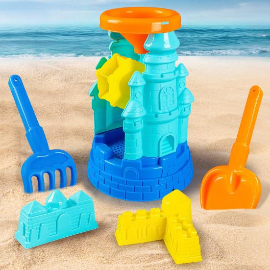 5/7 Stuks Kinderen Strand Zand Speelset Schep Emmer Zeef En Schildpad Vorm voor Zandbak Tuin Plastic Zomer Buiten Speelgoed voor Peuters Kinderen