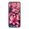 Realistic Lily Flower Print Soft TPU For Realme 12 11 10 9 Pro Plus GT2 GT3 GT5 7 8 Pro C21 C25 C35 Pro 5G Shockproof Phone Case