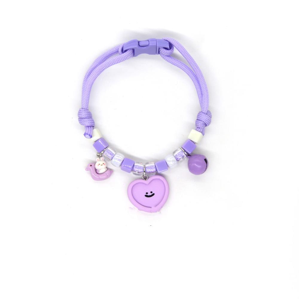 Cartoon Cartoon Small Pendant Adjustable Pet Cat Dog Necklace New Puppy Neck Ornament Accessories