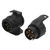 2pcs Trailer Plug Adapter Kit 7 To 13 Pin 13 To 7 Pin Connector Set Truck Interface RV Power Cord Socket