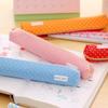 Super Slim Student Supplies Candy Color Wave Point Pencil Pouch Pen Bag Pencil Box Pencil Case