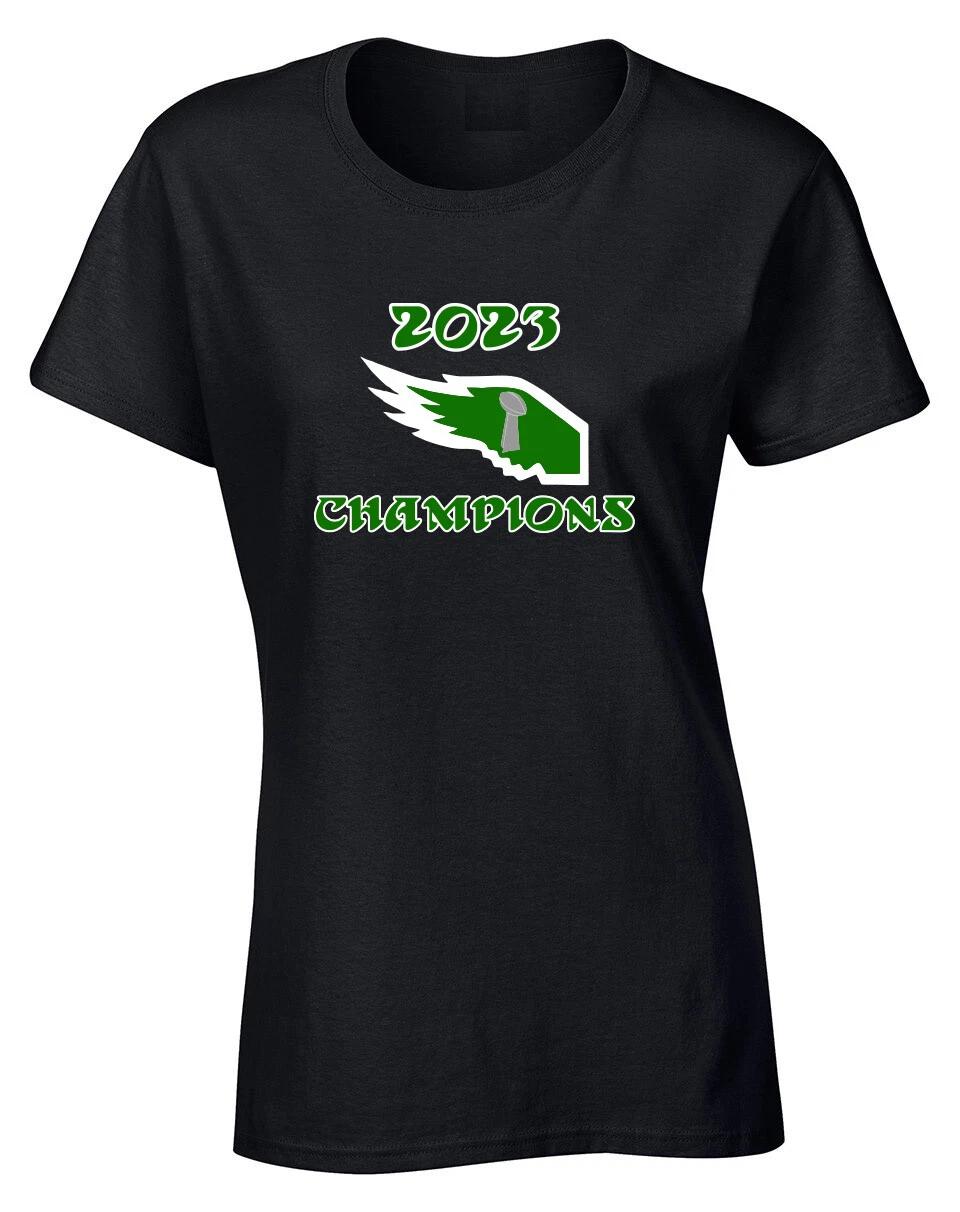 Philadelphia Eagles 2023 Super Bowl Champions Logo Women s T-Shirt XL