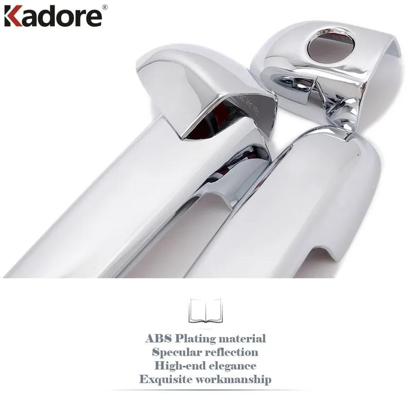Door Handle Cover Trim For Hyundai Elantra Touring 2008 2009 2010 Chrome Car Side Door Handles Catch Cap Overlay Accessories