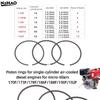 Set de 3 bucăți Inele de Piston Potrivite pentru Motoare Diesel Monocilindrice 168F 170F 173F 178F 186F 188F 192F Generatoare 2KW 5KW 6KW 7KW 8KW Piese