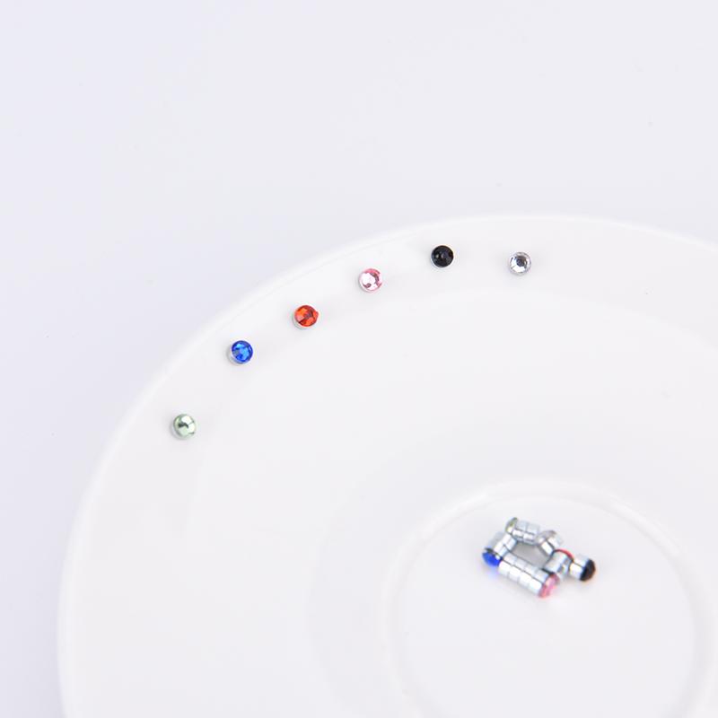 12Pcs/Card  Stud Nose Ring Fake Cheater Non Pierced Jewelry Magnetic Earring