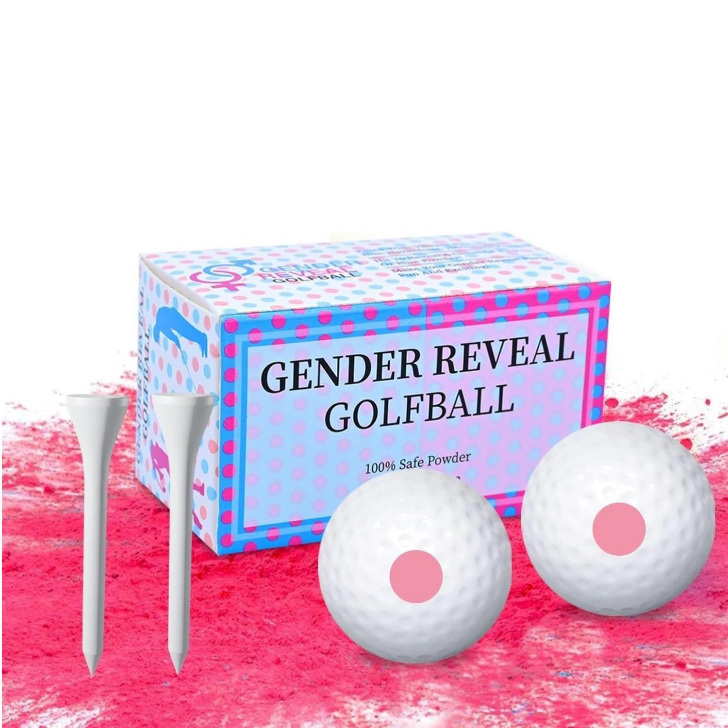 

Гендерна вечірка Гольф-м ячі Вибуховий м яч для гольфу Дівчинка чи хлопчик Ідеї для розкриття статі Матеріали для вечірки Вибуховий порошок Біорозкладний Гольф рожевий
