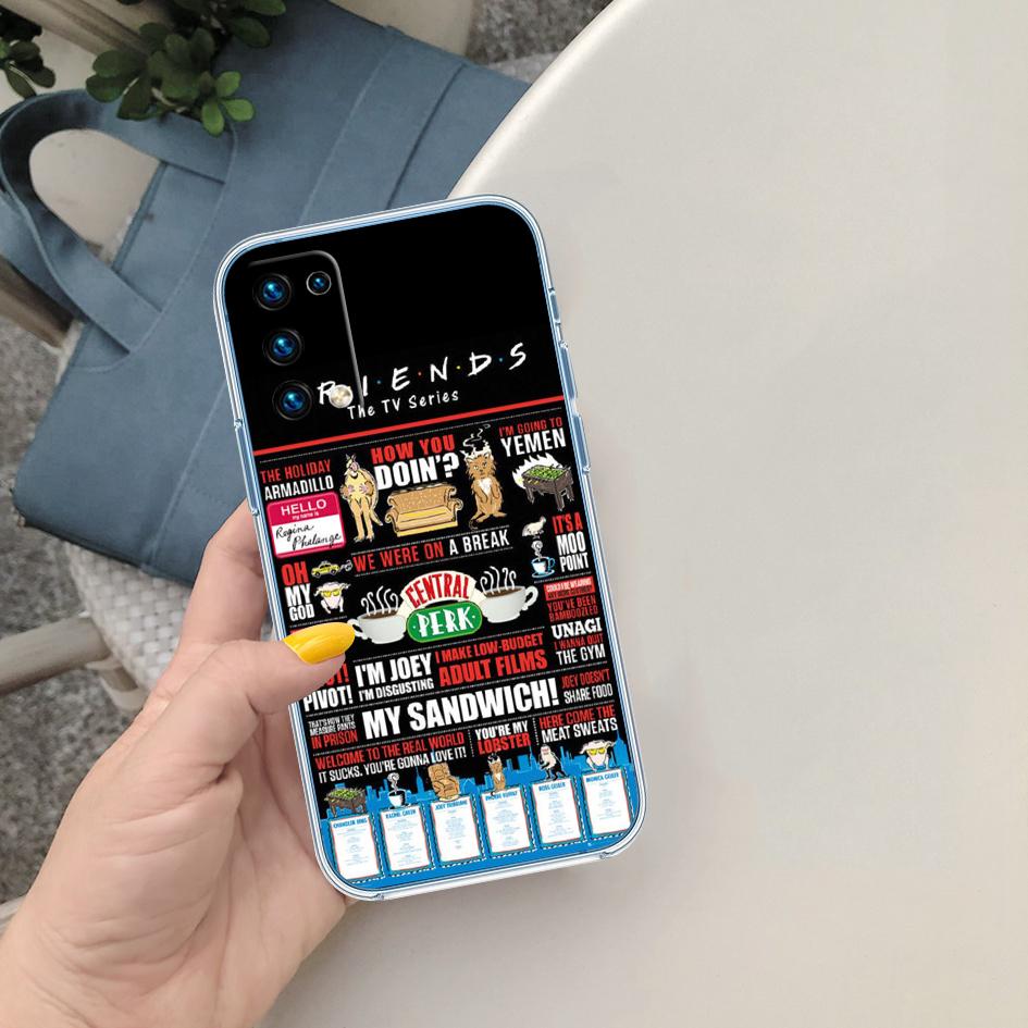 F-friends Perk Coffee Transparent Phone Case for Motorola Moto G7 G8 G9 G84 G85 G73 G24 G15 Z2 Play Power Plus