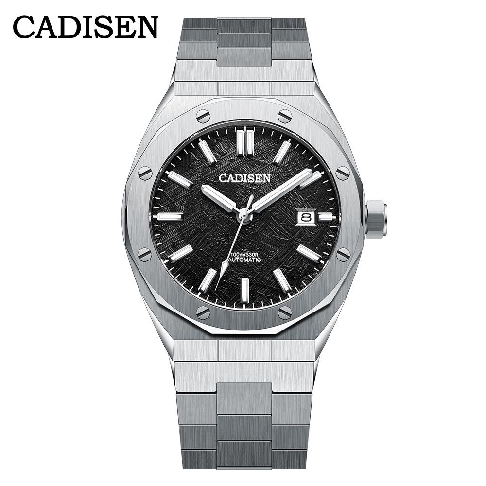 Kadisen Men's Mechanical Watch with Japanese NH35 Movement, Waterproof Steel Case, and Business Style