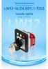 Zhuochao LW12-16/Z4.0011.1-72S3 Three-Position Illuminated Self-Resetting Lock Switch