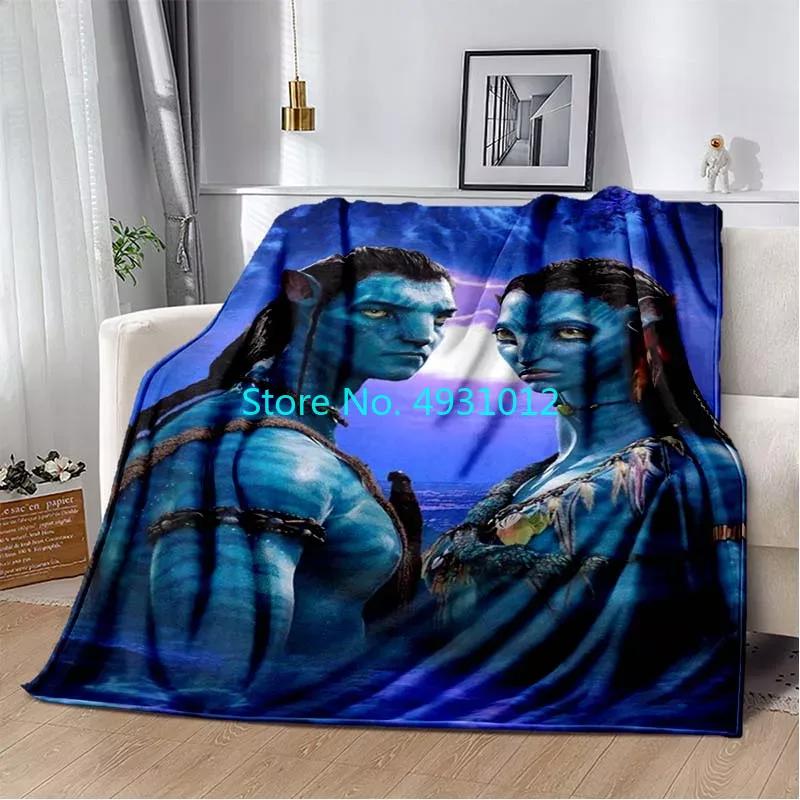 Coperta morbida in peluche Anime Avatar 70x100 cm Morbida Coperta in flanella di agnello Sherpa 3D Regalo per neonati e bambini Plaid Divano Camera da letto