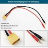 1 Piece Silicone Wire 14AWG For Lipo Battery 15/30cm XT30 XT60 XT90 T Plug Charge Lead To 4.0mm Banana Plugs Charge Cable