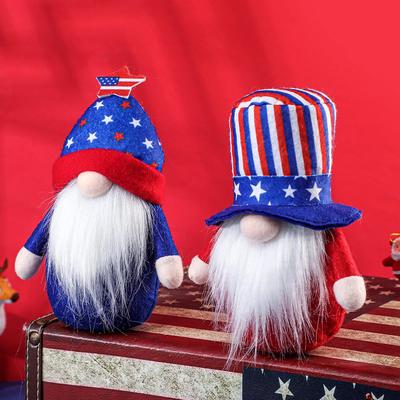 2021 Independence Day Patriotic Gnome Hat Home Decoration