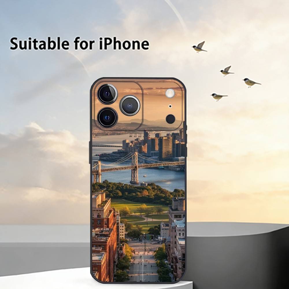 Landscape A-Art Phone Case Silicone Soft For IPhone 17 16 15 14 13 12 11 X XR Plus Pro Max Plus
