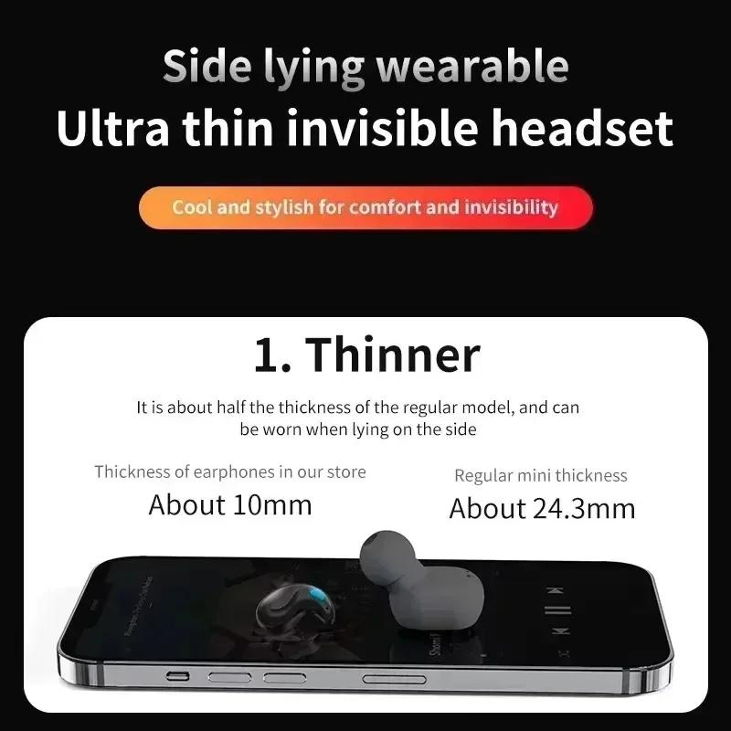 Xiaomi New Sleep Earphones Wireless Earphones Headphones Noise Reduction Sport Game Sleep Bluetooth Earbuds Apply to smartphones
