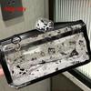 Cartoon Translucent Pencil Case Multi-Layer Vertical Large-Capacity Stationery Storage Bag School Supply Cosmetic Bag