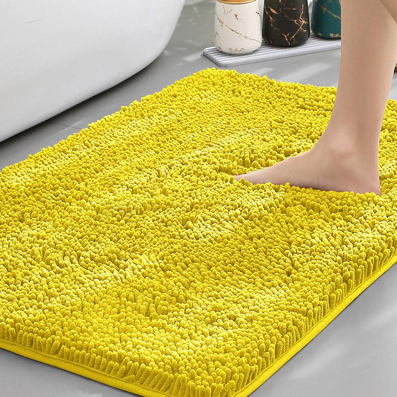 Water-absorbent Non-slip Foot Mat,Chenier Carpet,Bathroom Mat, Anti Slip Carpet, Bathroom Floor Mat