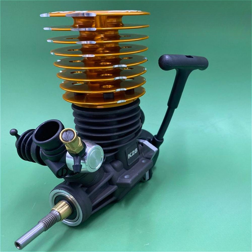 K28 28 Level 4.6cc Metal Engine 1:8 Scale Pull Start High Powered Remote Control Off Road Monster Truck Engine Model Toy