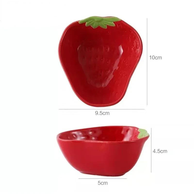Child Ceramic Dishes Tableware, Fruit Vegetable Animal Model Cartoon Dessert Plate, Salad Bowl, Breakfast Disc, Kids Saucer
