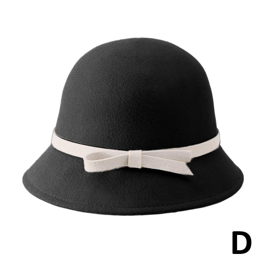 New Winter Autumn Women's Bucket French Retro Top Hat British Style Protection Faux Fur Elegant  Thermal Fisherman Cap