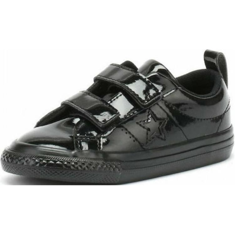 Converse One Star 2V TD Black Baby Sneakers 762522C