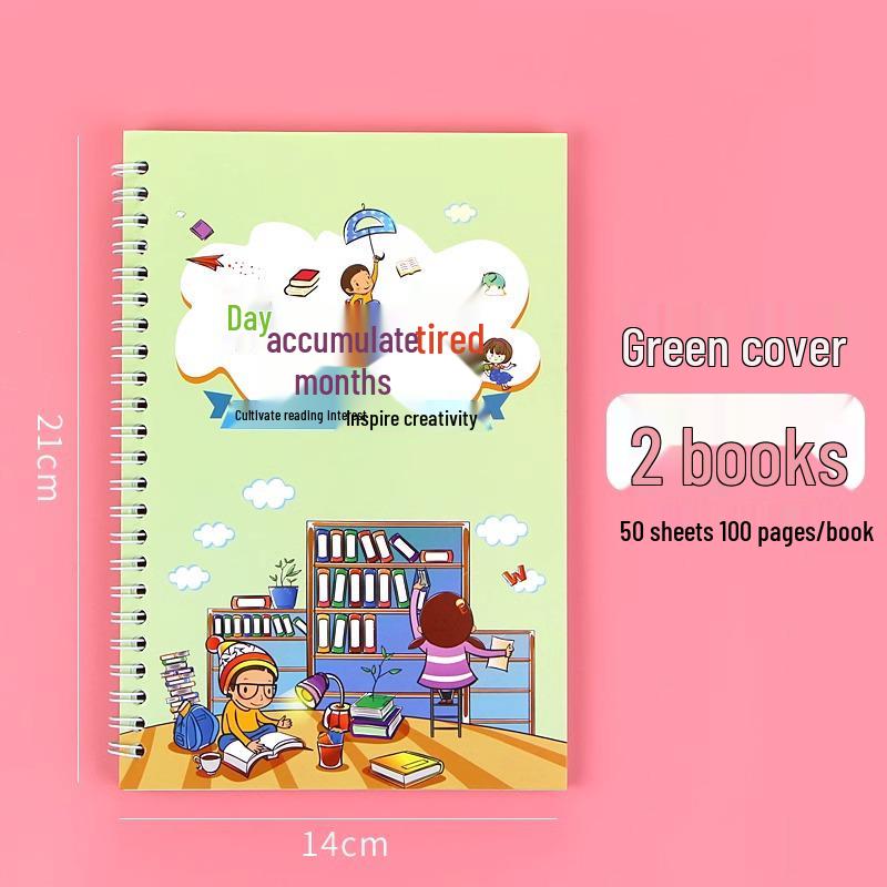 Colorful Car-Themed Reading Notes Notebook for Primary & Secondary Students