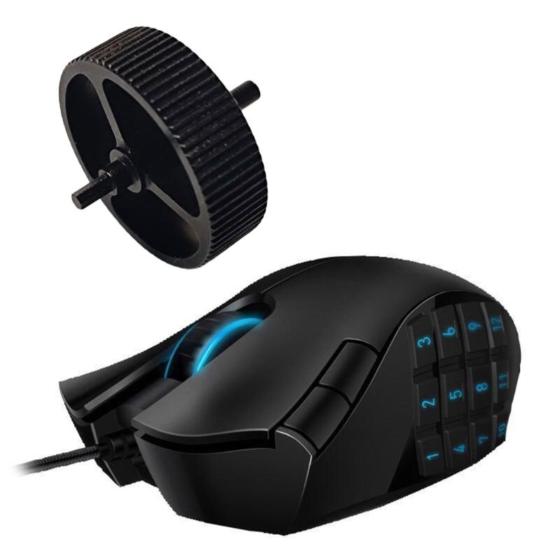 Gaming Mouse Scroll Wheel Pulley Mouse Metal Rolling Wheel Repair Replacement for NagaX Mouse