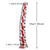 Crystal Glass Twist Spiral Anal Plug Erotic Adult Anus Butt Plug Anal Dilator Glass Dildo Sex Toys For Woman Men Ass Plug