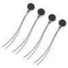 30 STÜCKE Flacher Vibrationsmotor Ultradünner Mini-Münz-Flachvibrationsmotor für Mobiltelefone Tablets 3 V