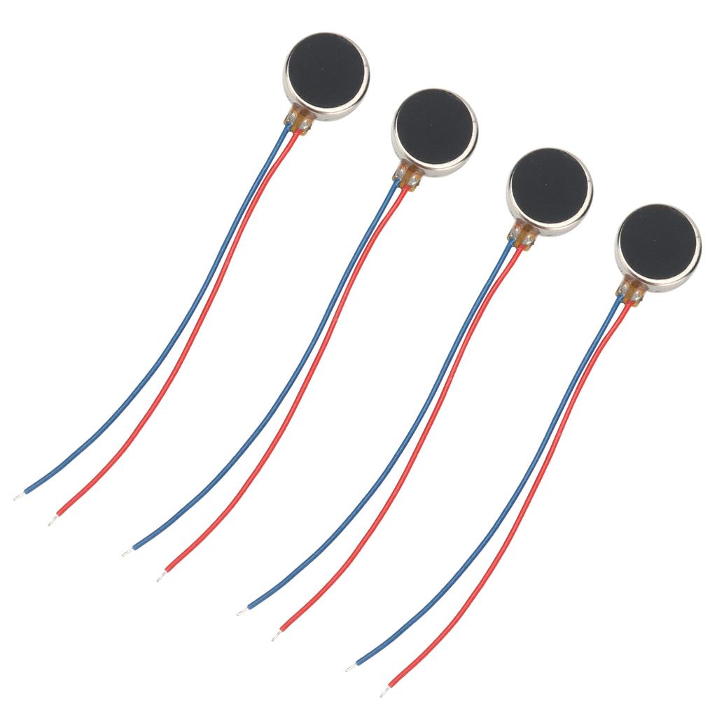 30 STÜCKE Flacher Vibrationsmotor Ultradünner Mini-Münz-Flachvibrationsmotor für Mobiltelefone Tablets 3 V
