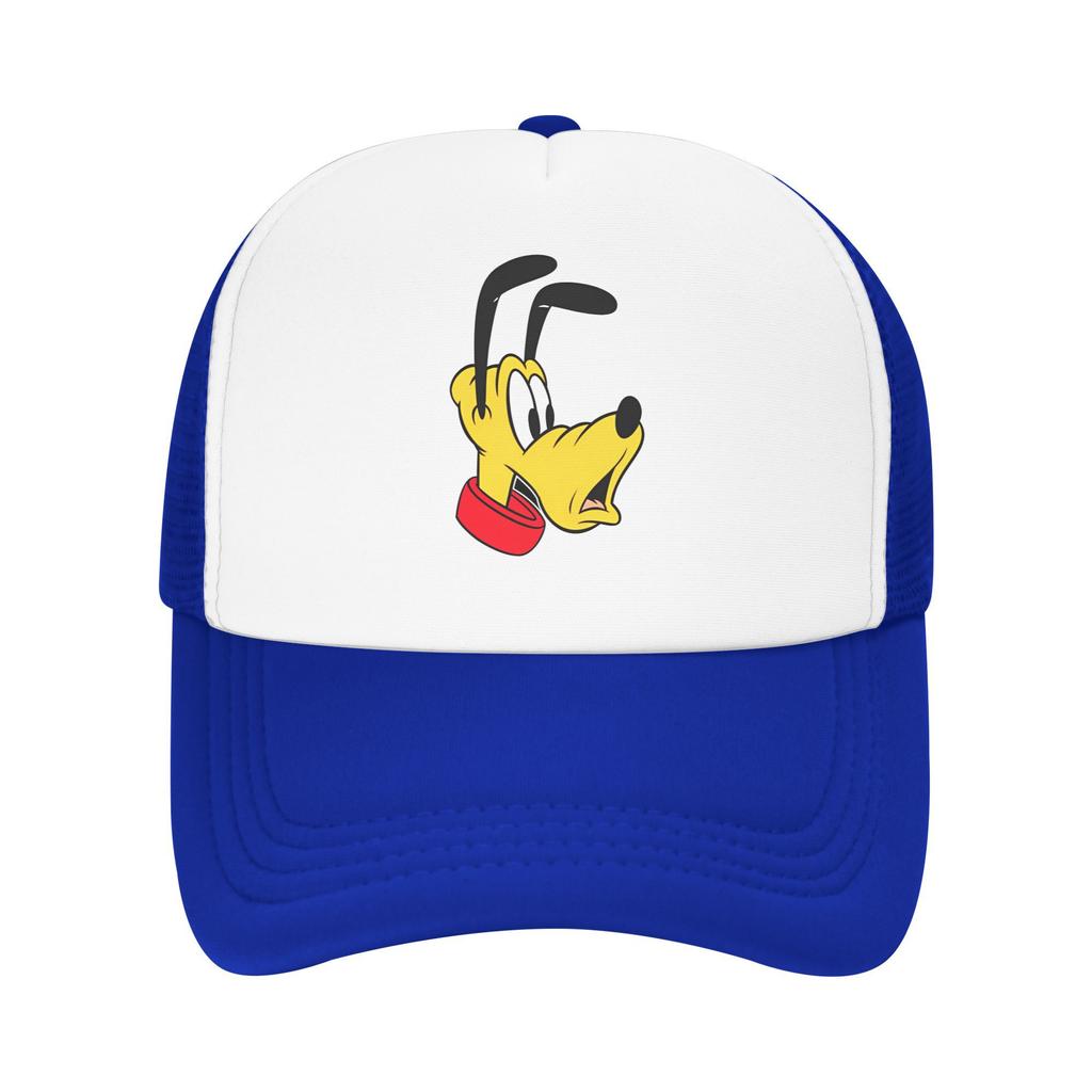 Letní chladicí Pluto disney pes Síťované baseballové čepice Pánské Dámské Nastavitelné Pěnové Trucker čepice Pro běžné nošení