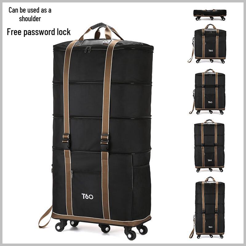 Leeshen Foldable Rolling Luggage Bag