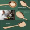 4 Pieces Stainless Steel Rose Gold Serving Spoons Set for Dining Table/Kitchen, 1.8 Mm Heavy Gauge