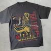 Kill Bill T-Shirt Retro Film Muster Druck T-Shirt Sommer Neu Unisex Lässig Locker Mode T-Shirt