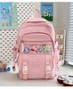 Korean Girl hearted Junior High School Students with Large Capacity and Multi-functional Ins Style Japanese High quality Backpack