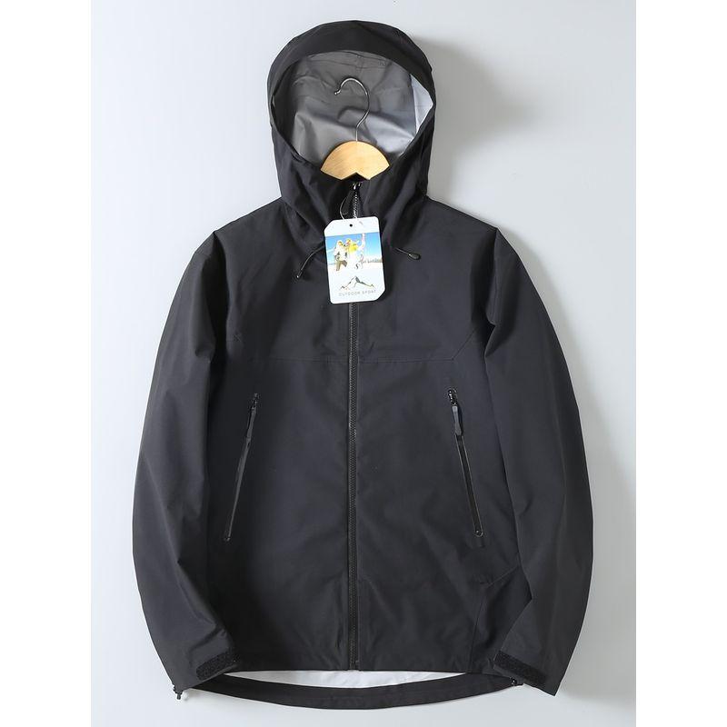 Original Foreign Trade Cut-Label Outdoor Windproof Waterproof Hooded Hardshell Jacket with Taped Seams, Storm-Resistant Men's Jacket, Trendy