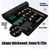 Large Keyboards Mouse Pad Featuring Excels Word Shortcut for Office Software Use and Gaming with Waterproof