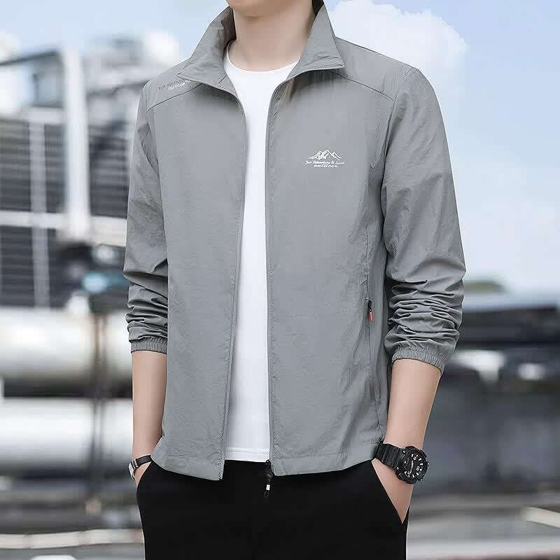 Pierre Cardin Men's Summer Quick-Dry Breathable Windbreaker
