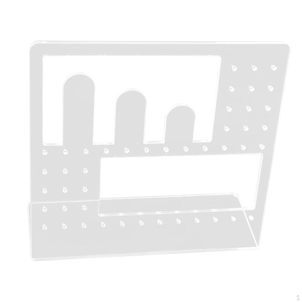 Acrylic Earring Holder Stand Display Organizer Multifunctional