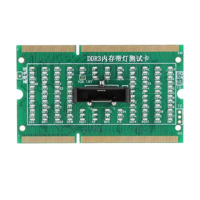 SO-DIMM Analysator Diagnosetester Post Testkarte für PC Laptop Desktop DDR234 Mit Licht DDR3