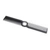 Rotatable Styling Cutting Comb with Fidget Spinner Center Rotating Comb for Thick Thin Curly Long Short Hair Black