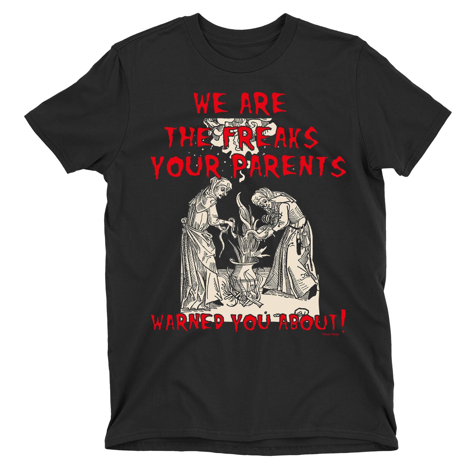 

HALLOWEEN Witchcraft Freaks T-Shirt Party Womens Mens Spooky Costume Top 5XL різнокольоровий
