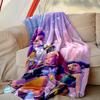 1pc Kpop Demon Hunters Blanket, Cozy Printed Throw Blanket, A Heartfelt Gift for Your Family and Friends
