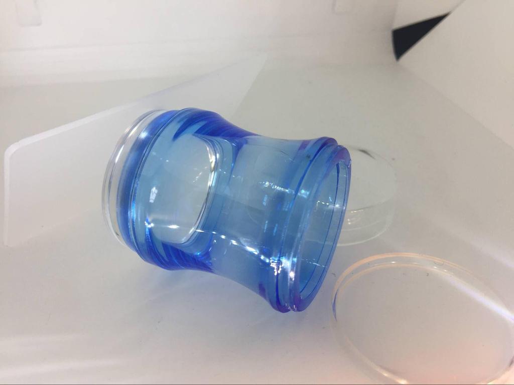 3.8CM Clear Nail Art Stamping Seal with Scraper
