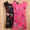 30 Pocket 24 Hanging Loop Storage Bag Jewelry Holder Necklace Bracelet Earring Ring Organizer Jewelry Bag 83*45cm