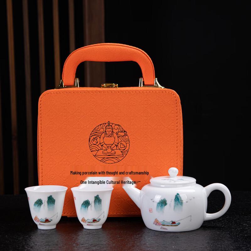 Tuopai Hand-Painted Ceramic Tea Set