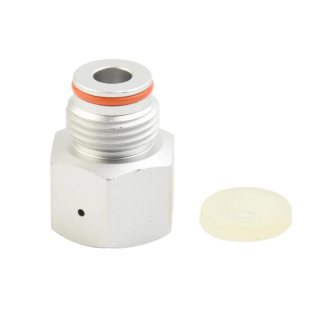 Regulator Svart Aluminium Sexkantigt Kopplingsset TR21-4 Tank Till Adapter Akvarium Passar Hem T21-4 Omvandlare Cylinder