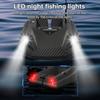 Bateau d'Amorçage de Pêche GPS LOKEEVAN D50B Moteur à Balais 590 Double Batterie 15600mAh Charge 2kg Portée 500M Télécommande Lumière de Nuit