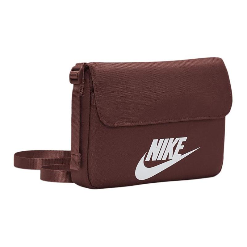 Nike Fabric Shoulder Bag Crossbody Bag Regular Unisex Red Brown Casual CW9300-218