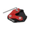 Motorcycle CNC Kickstand Extension Plate Foot Side Stand Extension Extended Support Plate Pad for