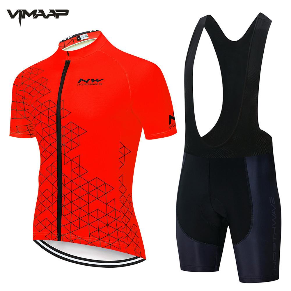 Cross-border NW New Cycling Suit Summer Short-sleeved Top Men's Road Bike Large Size Quick-drying Perspiration Breathable